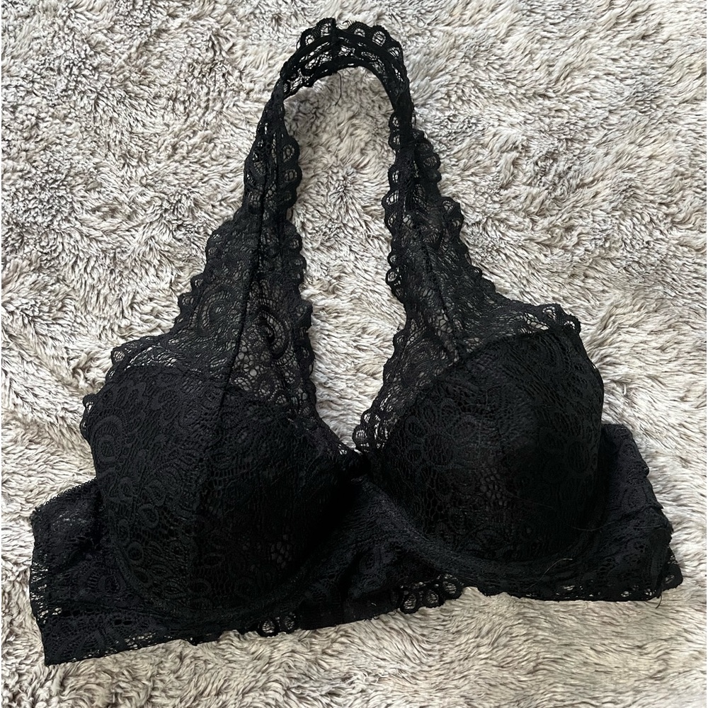 Black Lace True. Bralette - size 36C